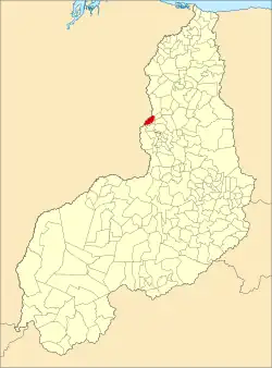 Location in Piauí state