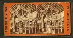 Brazilian Section, Main Exhibition Building, Centennial Exposition, Philadelphia (1876).