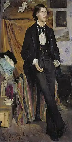 Louise Catherine Breslau, Portrait of Henry Davison, 1880