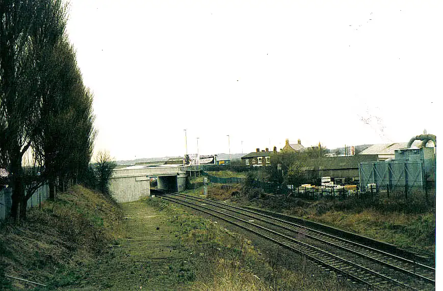 The former station site in 2003
