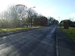 A residential road in Metal Bridge