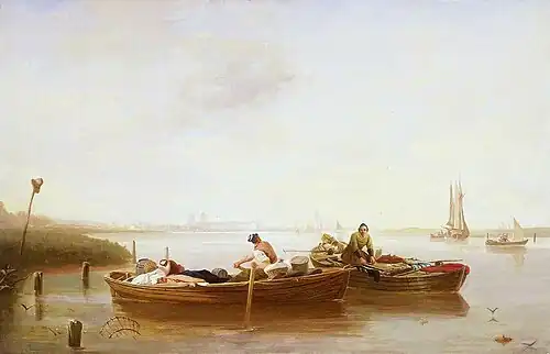 Greenwich from Blackwall Reach, 1830
