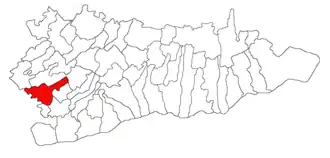 Location in Călărași County
