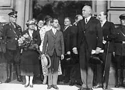 King Prajadhipok and Queen Rambai Barni with Konstantin von Neurath in Nazi Germany, 1934