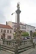 Plague column on the town square