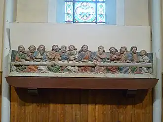 The Last Supper, in the church of Saint-Barnabé