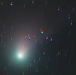 The comet on 10 January 2023 by Andrea Reguitti of the University of Padua