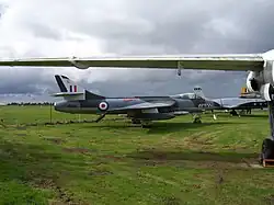 Hawker Hunter Mk.51 painted up as Hunter F.4 XE683 of No. 74 (F) Squadron at the City of Norwich Aviation Museum.