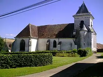 The church in Prugny