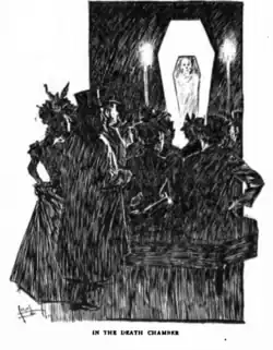 Cabaret du Néant interior of death chamber illustration by W. C. Morrow