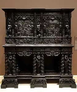 Cabinet attributed to Pierre Gole[19] (c.&nbsp;1620–1684), Legion of Honor, San Francisco