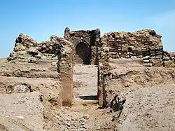 Ruins of an ancient stone building