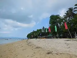 The beach at Villa Cleofas Resort in Cagbalete