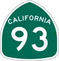 State Route 93 marker