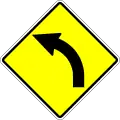 Curve to the left