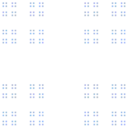 an image of the 4th iteration of Cantor dust in two dimensions