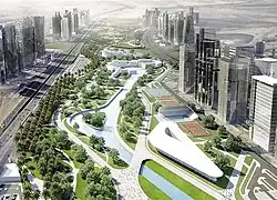 Green River Park in the New Administrative Capital