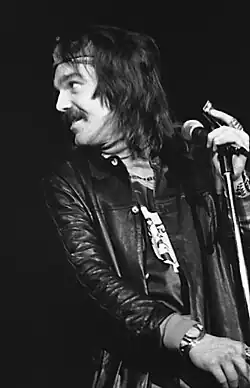 Beefheart performing at Convocation Hall, Toronto, 1974