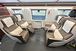 Premium first class on CR400BF-BS in meeting configuration