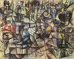 1911, Rhythms of Objects (Ritmi d'oggetti), oil on canvas, 53 x 67&nbsp;cm, Pinacoteca di Brera