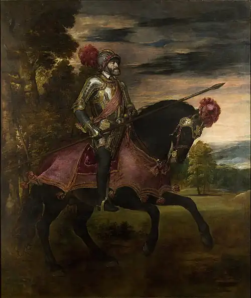 Equestrian Portrait of Charles V, 1548, Museo del Prado