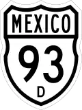 Federal Highway 93D shield