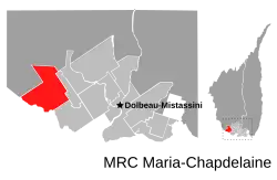 Location of Saint-Thomas-Didyme