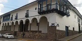 Current facade of the museum in Cusco