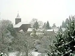 Casteau, old village under the snow. Photo by Jean-Pol Grandmont