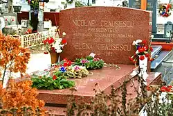 Grave of Nicolae and Elena Ceaușescu