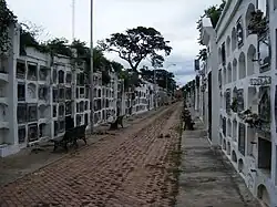 An image of Santa Cruz Cemetery in La Sierra