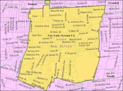 Census Bureau map of Bergenfield, New Jersey