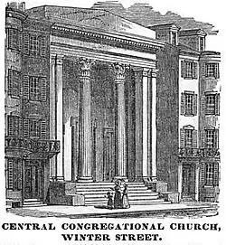 Central Congregational Church, c. 1851