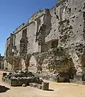 The ruins of the Great Hall in the Château de Coucy