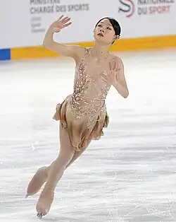Kim Chae-yeon at the 2024 Grand Prix de France