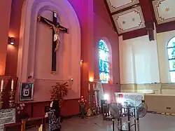 Chapel behind the image of Our Lady of Peñafrancia