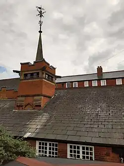 Chapel tower and weather vane, St Mary's Convent, 1896