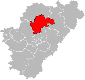 Situation of the canton of Boixe-et-Manslois in the department of Charente