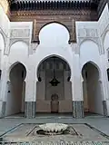 Main courtyard, looking southeast towards the mihrab of the prayer hall