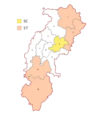 Lok Sabha constituencies of Chhattisgarh