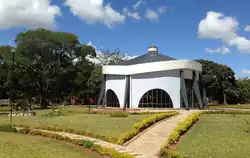 Mausoleum of late President Frederick Chiluba at Embassy Park Presidential Burial in Lusaka, Zambia.
