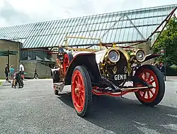 Chitty Chitty Bang Bang outside the National Motor Museum