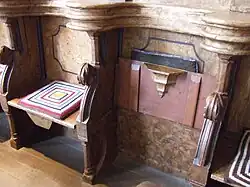 A simple bracket-like misericord, Bechtolsheim, Germany