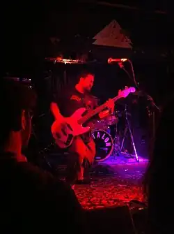 Chris Eskola performing with Matalon at the Middle East Upstairs in Cambridge, Massachusetts