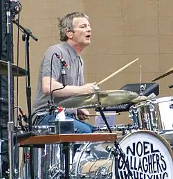 Sharrock with Noel Gallagher's High Flying Birds in 2017