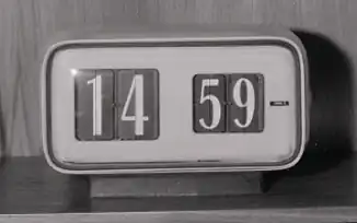 Cifra 5 digital flip clock (1957)