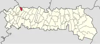 Location in Ialomița County