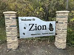 City of Zion New Signs in 2025