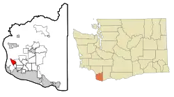 Location of Felida, Washington