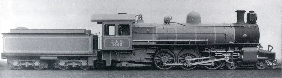 No. 1003, as built, with its original Type XC tender